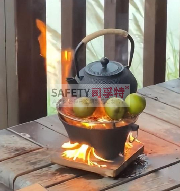 圍爐煮茶小貼士：火災(zāi)、中毒、燙傷需防范[精制鋼圍爐茶桌](圖1)